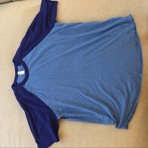 American Apparel baseball tee!